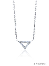 14K White Gold Diamond Round Necklace Pendant (18.00 ct)